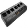 PMPN4319A Motorola Impres ATEX Mantenimiento de batería Cargador de 6 vías Cable para Reino Unido - Solo mantenimiento (sin func