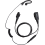 سماعة أذن قابلة للفصل EHN16 Hytera C-Style مع PTT مدمج وميكروفون (أسود)