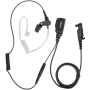 Auricolare EAN22 Hytera con tubo acustico e PTT in linea rimovibile (nero)