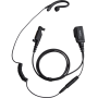 EHN21 Auricolare staccabile Hytera C-Style con PTT in linea e microfono (nero)