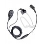 EAM13 Hytera  Earpiece with Acoustic Tube and In-line PTT (Black)
