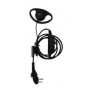 EHM15 Hytera D-Style Earpiece with In-line PTT and Microphone (Black)