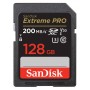 Tarjeta de memoria SANDISK EXTREME PRO SDXC 128GB 200/90 MB/s UHS-I U3 (SDSDXXD-128G-GN4IN)