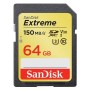 Memory card SanDisk Extreme SDXC 64GB 150/60 MB/s V30 UHS-I U3 (SDSDXV6-064G-GNCIN)